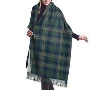 HLBSDM Bufanda larga tipo manta para mujer, chal Knox de tacto cachemir y tartán, cálida, para invierno, 195 x 68 cm