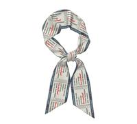 HLBSDM Bufanda larga y ligera con estampado de superviviente de cáncer Vencí al cáncer para mujer. Bufanda versátil y moderna para el cuello, ideal para uso diario.
