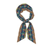 HLBSDM Bufanda larga y ligera para mujer con estampado El mejor papá del mundo vive aquí para el Día del Padre. Bufanda versátil y moderna para el cuello, ideal para uso diario.