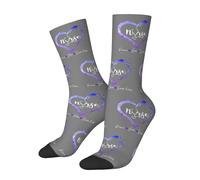HLBSDM Calcetines de enfermera, paz, amor, salvar vidas, unisex, para adultos, de algodón, cómodos e informales.