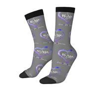 HLBSDM Calcetines de enfermera, paz, amor, salvar vidas, unisex, para adultos, de algodón, cómodos e informales.