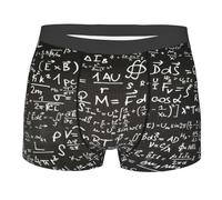HLBSDM Calzoncillos bóxer Transpirables y elásticos para Hombre con Estampado de Ecuaciones y fórmulas de química y física.