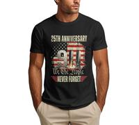HLBSDM Camiseta Nosotros, el Pueblo, Nunca olvidamos el 11-S - Día de los Caídos - Camiseta patriótica de conmemoración