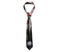 HLBSDM Corbata estrecha de novedad para hombre de la 93.ª Brigada de Señales del Ejército de EE. UU., perfecta para eventos formales y ocasiones festivas.