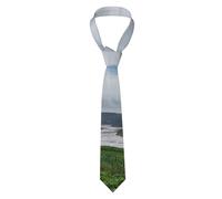 HLBSDM Corbata para hombre Taichi Bay The Yellow River - 7,9 cm de ancho, 145 cm de largo, poliéster, corbata formal para negocios y bodas