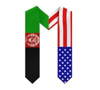 HLBSDM Estola/banda/chal de graduación con la bandera del archipiélago y la bandera de Estados Unidos. Bufanda de graduación con la bandera del país.