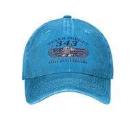 HLBSDM Gorra Vaquera del 25 Aniversario de 343 Hats 911 Nunca lo Olvides