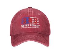 HLBSDM Gorra Vaquera del 25 Aniversario de 343 Hats 911 Nunca lo Olvides