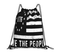 HLBSDM Mochila con cordón 1776 We The People, para gimnasio, viajes, senderismo, playa, 40,6 x 35,5 cm