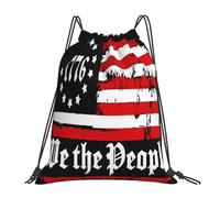 HLBSDM Mochila con cordón 1776 We The People, para gimnasio, viajes, senderismo, playa, 40,6 x 35,5 cm