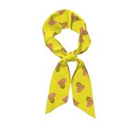 HLBSDM Pañuelo bufanda Feliz Día de la Madre para la cabeza con forma de corazón para mujer, de seda satinada para el cuello, para el cabello tipo, diadema, para bolso, para
