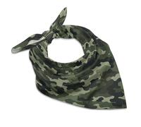 HLBSDM pañuelo multiusos de camuflaje militar verde para la cabeza, cuadrado para el cabello, de tela.