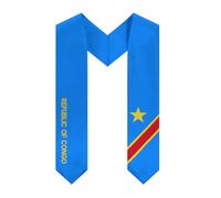 HLBSDM República Democrática del Congo: Estola, chal y banda de graduación en honor a los estudiantes internacionales que estudian en el extranjero.