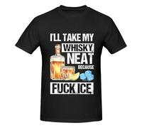 HLBSDM Tomaré mis whiskys Solos Porque a la Mierda con Ice, Camiseta para Hombre
