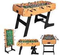 HLC Futbolin Plegable para Mesa Futbolines para Niños y Adultos Futbolin Profesional de Madera MDF Ideal para Hogar y Regalo, 122×61×80cm