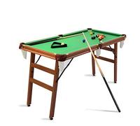HLC Mesa de Billar Plegable, Mesa Billar con Bolas Regalos para Niños Adulto 140 * 74.3 * 80.3CM