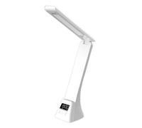 Hlennotor Lámpara de Escritorio Recargable Lámpara de Escritorio Que Cuida los Ojos con Pantalla LCD Brazo Plegable Lámparas de Mesa Que Cuidan los Ojos