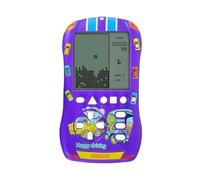 HLF Apariencia del Auto Deportivo Consola de Juegos de Bloque 23 Juegos de Ladrillos 824 Modos Velocidad/Dificultad Ajustable Juego Portátil de los Años 70/80/90 Regalos Navideños Para Niños (Púrpura)