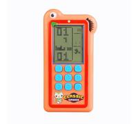 HLF Consola de Juegos de Bloque Modo de Dual 23/26 Juego de Ladrillos Llave de Silicona Alimentado por Batería de Litio Recargable/AA Juguete de Mano Retro Regalos para Niños/Adolescentes (Orange)