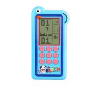 HLF Consola de Juegos de Bloque Modo de Dual 23/26 Juego de Ladrillos Llave de Silicona Alimentado por Batería de Litio Recargable/AA Juguete de Mano Retro Regalos para Niños/Adolescentes (Blue)