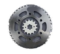 HLGDSWO Kit de piñón de Motocicleta de Paso 428, 14T-50T, con Cadena 428H for Modelos de 150 CC(42T Rear 15T Front)