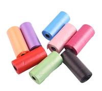 HLGDSWO Solid Color Dog Poop Bag Roll, 15-Count Refill Pet Waste Bags for Outdoor Cleaning(2 Rolls 30 Bags)