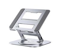 HLGDSWO Soporte Giratorio for portátil de 360 Grados, Elevador de aleación Ajustable for portátiles de 9,7 a 17,3 Pulgadas(Silver)