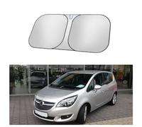 HLGFS Parasol Coche Delantero para Opel Meriva,Plegable Reflectante Protector Solar Interior Cubierta Parabrisas Automóvil Protección UV Accesorios para Coche En Verano