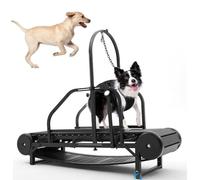 HLGKBY Cinta de Correr para Perros Grandes/medianos, rampa Ajustable, máquina de Cinta de Correr Canina con podómetro para Ejercicio y Vida Saludable y en Forma de Mascota, hasta 300 Libras