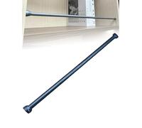 HLHLH Barandilla De Estante Metal for Estantes Madera, Valla Basculante Anticaída for Estantería, Zapatero, Armario, Barra Gabinete Cocina(Gray,51cm/20.1in)