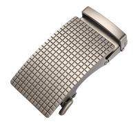 HLHLH Hebilla de cinturón Hombres Aleación zinc Automático No poroso Accesorios masculinos(Gray)