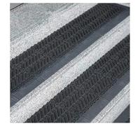 HLHLH Peldaños de Escalera for Exteriores - Cinta Agarre Exterior Antideslizante Resistente a la Intemperie Tiras Antideslizantes Alfombra for escaleras Invierno(Black,25x70cm/0.8x2.3ft)