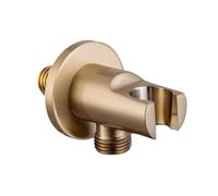 HLHLH Soporte for Cabezal de Ducha, Soporte Cobre Mano, pulverizador bidé, Accesorios latón Macizo for baño(Gold)