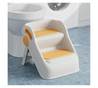 HLHLH Taburete de Inodoro, Taburete de escalón Grueso, Taburete de baño liviano, Taburete de Inodoro Plegable, Taburete de Entrenamiento for IR al baño, Taburete Antideslizante for escaleras(Orange)