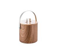 HLHLOP777 Cubo de Hielo Cubitera for Hielo de Doble Pared con Tapa y asa Recipiente para Bebidas con Hielo(Medio)