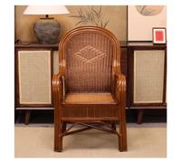 HLHLOP777 Silla de ratán Silla de ratán Natural, Silla con Respaldo, Silla de Ocio for el hogar, Silla Tejida, Silla de Oficina Silla Decorativa Moderna para Sala de Estar