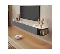 HLHLOP777 Soporte para TV Centro de Entretenimiento Flotante, Soporte TV con Almacenamiento Oculto y Abierto Soportes de televisión(Pequeño)