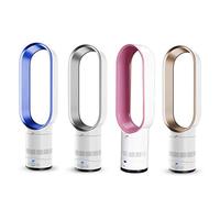 HLILY Ventilador Sin Aspas Ultra-silencioso Oscilante De Suelo-pie, Enfriador De Aire Con Mando A Distancia, Portátil Con Iones Negativos Para Hogar/Oficina (Cuatro Colores)