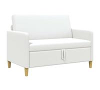 hliofuir Sofá de 2 plazas con espacio de almacenamiento, sofá 122 x 78 x 87 | Sofá acolchado compacto con asiento plegable para sala de estar y dormitorio. Incluye funda extraíble.