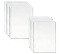 HLIWS 10 Pcs Fundas Cartas, A3 Modelo reforzado Clear Rigid Plastic Sleeves
