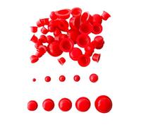 HLIWS 125 Piezas Tapones Redondos, 10 Tamaños Tapones De Plástico, para Tubos de Metal, Sillas, Sofás, Mesas, Estanterías