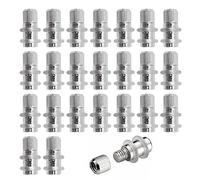 HLIWS 24 Piezas 8mm Clavijas de soporte de estante,Soportes para Balda de Armario,con anillo antideslizante de silicona,Para Armario, Mueble, Estante