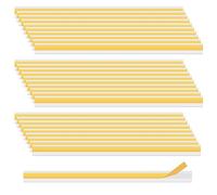 HLIWS 30 Pcs 2 * 30cm Portaprecios Adhesivo,Porta Etiquetas Autoadhesivas,Precios plástico Portaetiquetas, para estante archivadores(Sin papel)