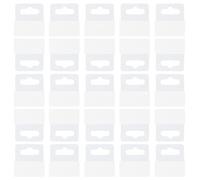 HLIWS Autoadhesivo etiquetas plegables para pantallas,Ganchos Flexibles,150 piezas,3.5 * 4 cm,Transparente,para expositores para tiendas al detalle