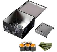 Hlixzoy B,Máquina Secadora De Algas De Acero Inoxidable, Caja De Secado De Algas, Caja De Patrón Exquisito con Función De Secado, Algas Horneadas para Crear Un Sabor Crujiente