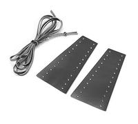 HLKSOUREZ 2 Pcs Motorcycle Lever Brake Clutch Cover, Microfiber Leather Handle Protector for, Comfortable Non - Slip Grip with Refined Look, Fits 15-18 mm Hole Diameter Clutch Bra (Negra)