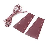 HLKSOUREZ 2 Pcs Motorcycle Lever Brake Clutch Cover, Microfiber Leather Handle Protector for, Comfortable Non - Slip Grip with Refined Look, Fits 15-18 mm Hole Diameter Clutch Bra (borgoña)