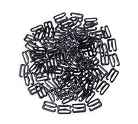 HLLR 100 Piezas Sujetador de Metal Sujetador de lencería Correa ajustador Deslizador Gancho Hebilla Clip Costura Craf