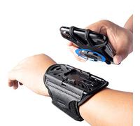 HLOMOM Brazalete Movil Running Desmontable, Brazalete Deportivo para Correr con Bolsa de Auriculares, Brazalete Móvil Deportivo 360° Rotación Ajustable para iPhone 16/15/14/13//12/Pro/11/XR/X