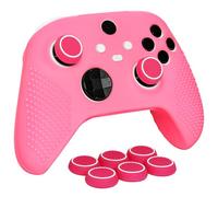 HLRAO Funda protectora de silicona antideslizante para mando de Xbox Series X/S y 6 tapas de agarre para el pulgar.